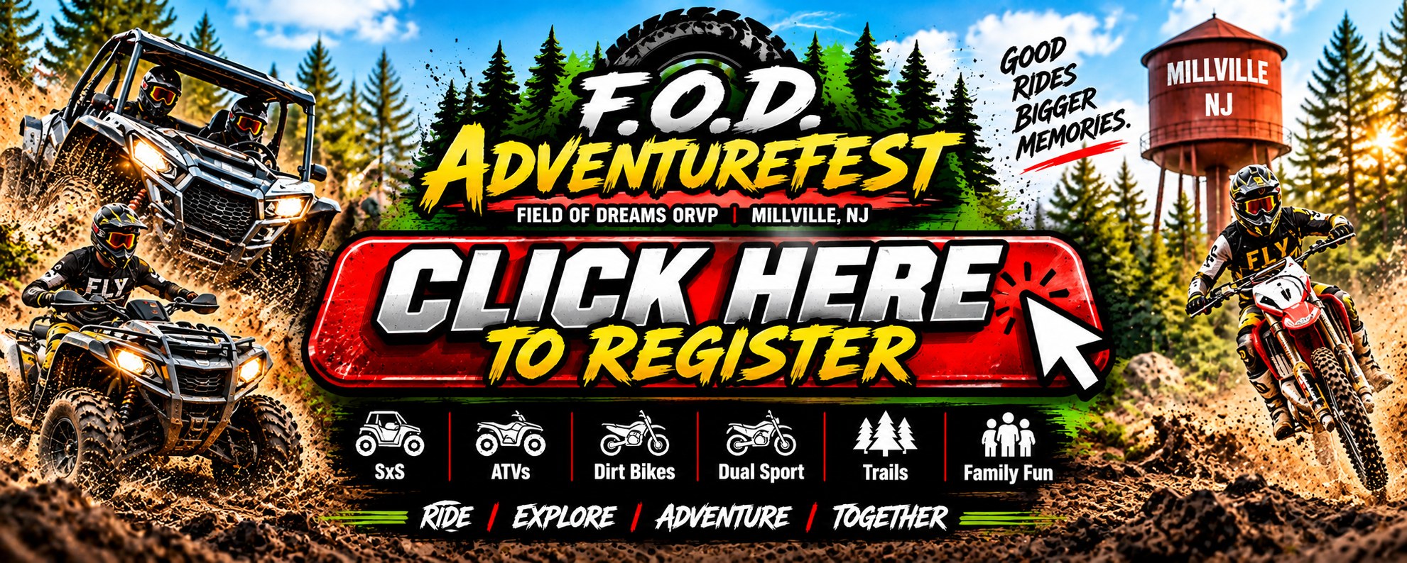 F.O.D. AdventureFest Sunday Oct 25 - Click Here to Register